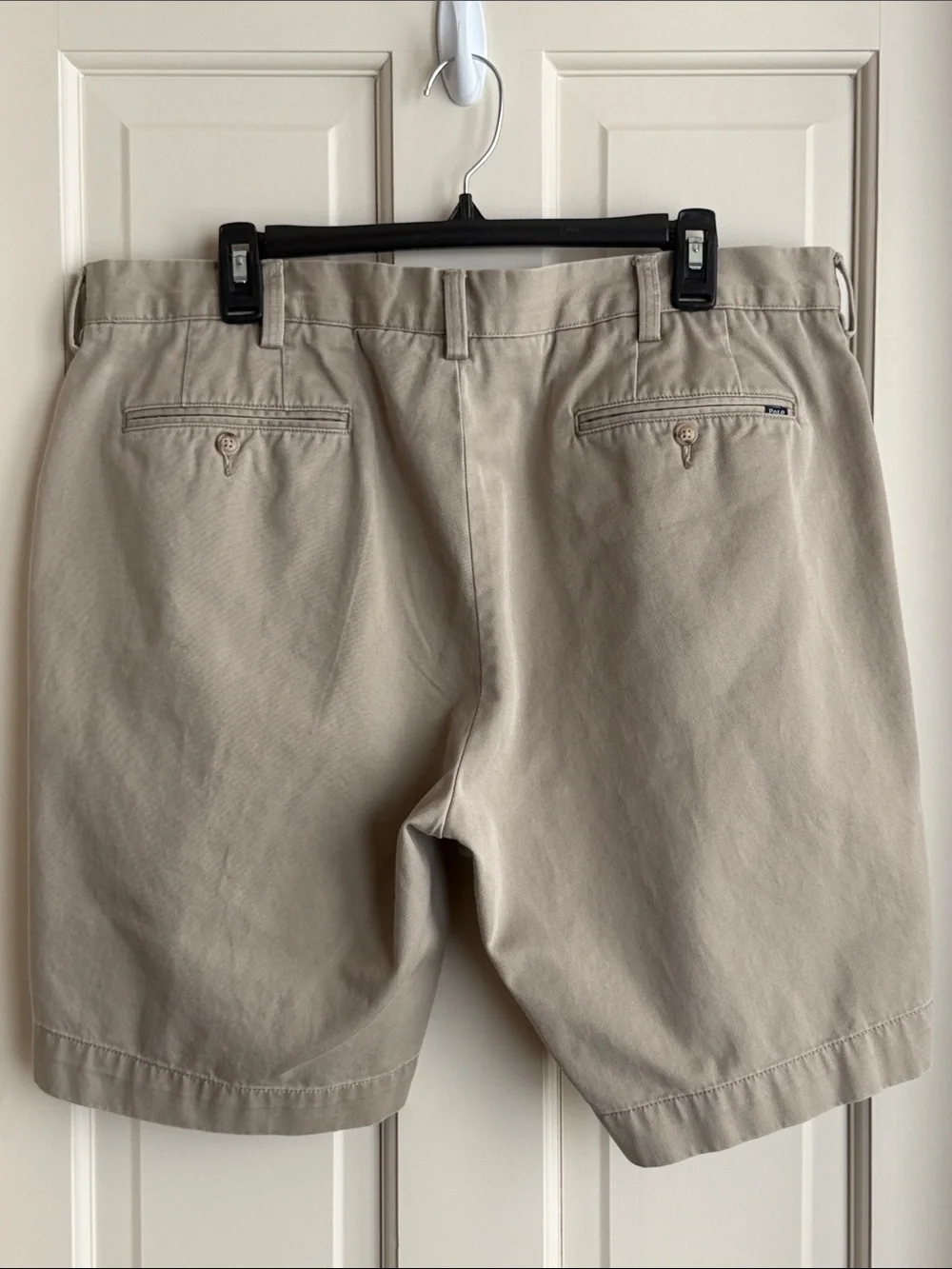 Polo by Ralph Lauren Men's Flat Front Khaki Shorts - Light Tan